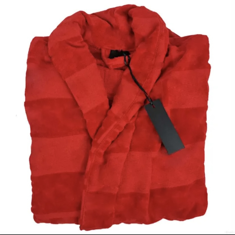 Designer Robe for Women Pamas Mens Bathrobe Vacation Pjs Set Shawl Collar Pure Cotton Loungewear Family Couple Bath Sleeprobe Home Wear Slee Q60919