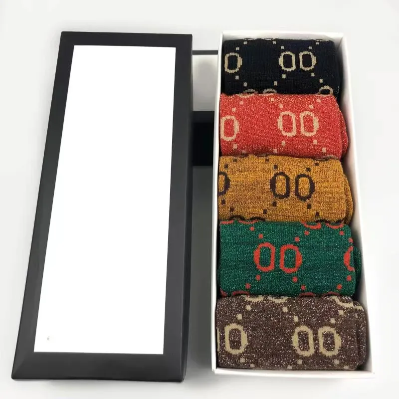 Multicolor Fashion Designer Mens Socks Women Men High Quality Cotton All-match Classic Ankle Breathable Mixing Football Basketball Socks Super ho-image-1039027874