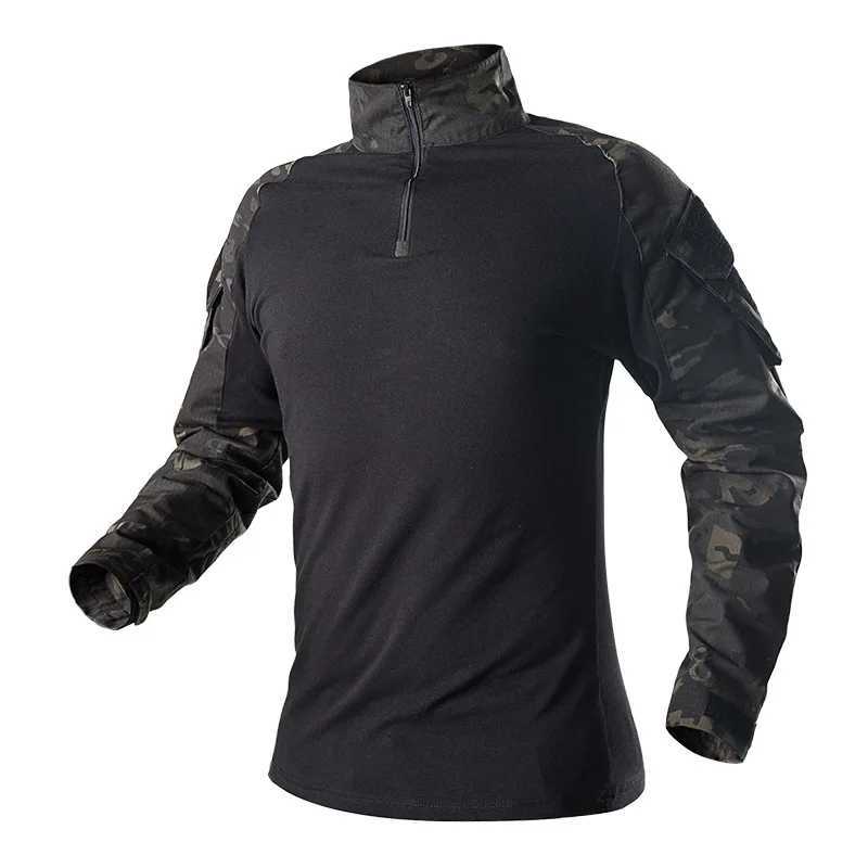 High Quality New G2 Frogsuit top-level camouflage military T-shirt mens tactical shirt long sleeved multi camera camouflage combat quick dry outdoor