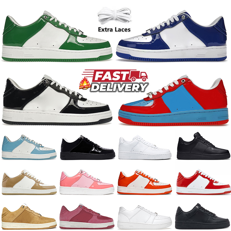 off white nike air force 1 One af1 shadow Baskets à plateforme à la mode Femmes Hommes Chaussures De Course Baskets utilitaires bleues université