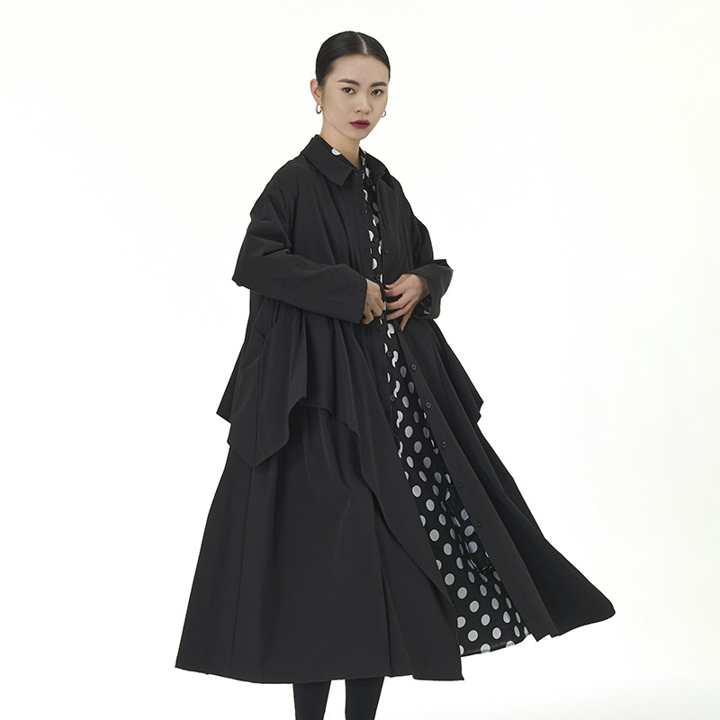 Robe chemise ample et slim pour femmes, grande taille, à la mode de rue, nouvelle collection printemps 2025, D02275