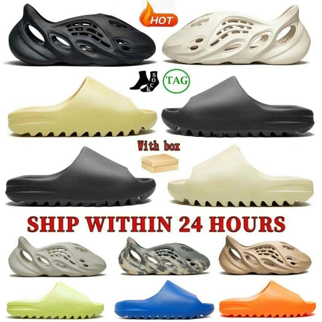 Sandales de créateurs, pantoufles, chaussures, baskets de mode, pantoufles, résine blanche os, désert, sable, plage de créateurs, pantoufles en m
