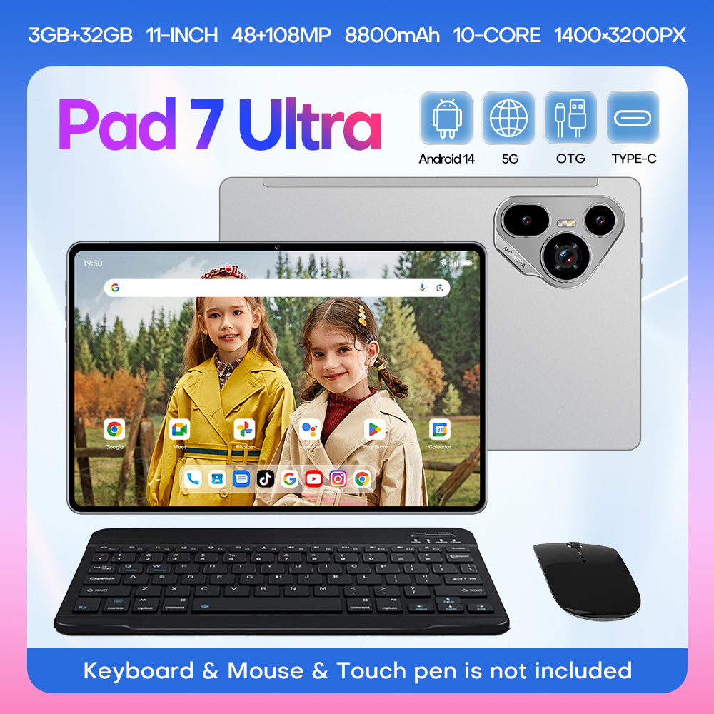 Android 14 Pad7 Ultra 11-inch large screen 16GB+1TB memory learning use preferred product tablet-image-1039107934