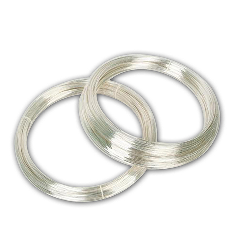 Beadsnice 19 gauge sterling silver round half hard wire silver wire wrapping wholesale wire beading jewelry ID 26927-image-256919469