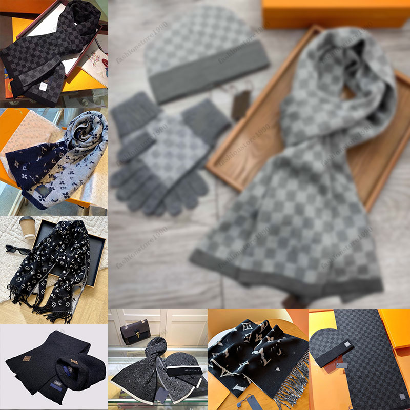 Écharpe designer, gants, ensemble de deux pièces de la haute pièce de qualité Skullcap.