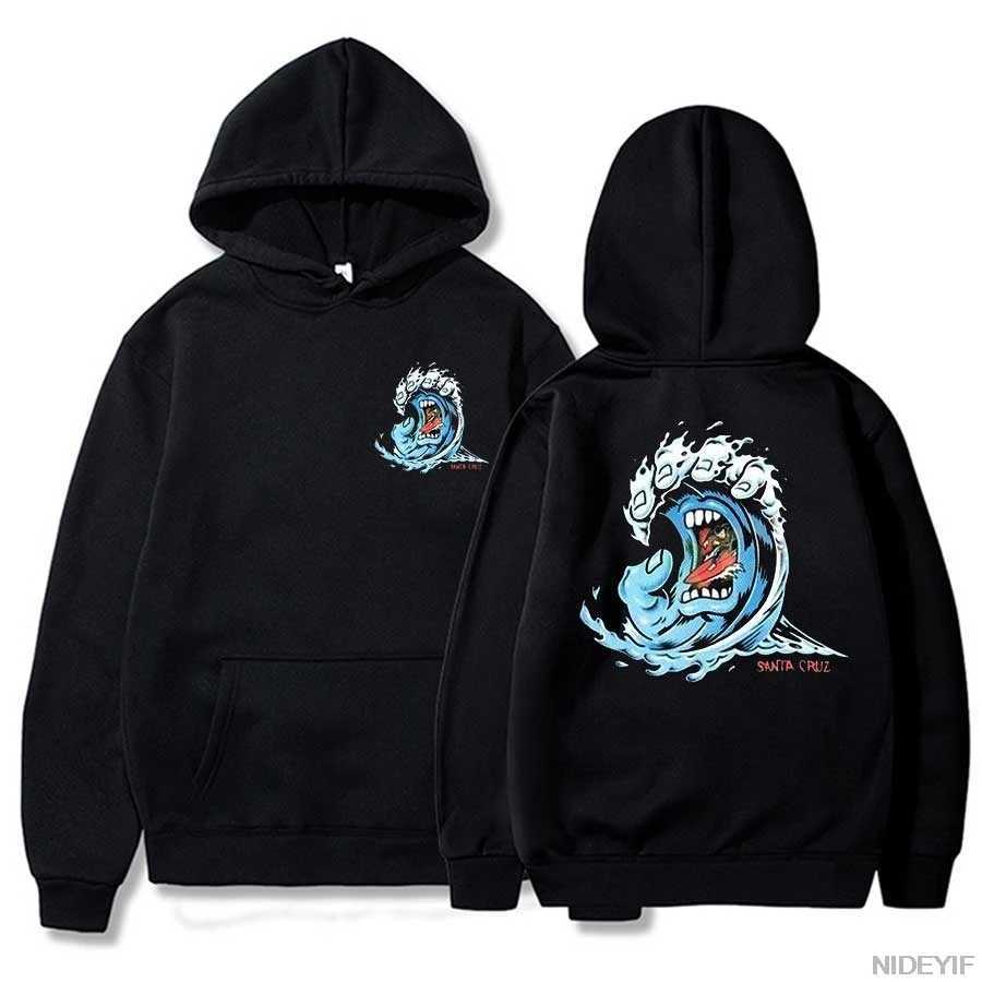 Sweats à capuche masculine Sweatshirts pour hommes Hooded Santas Roskopp Evo 2 T-shirt Shirt Sports Cruz 100% polyester Strtwear T P30 H241224