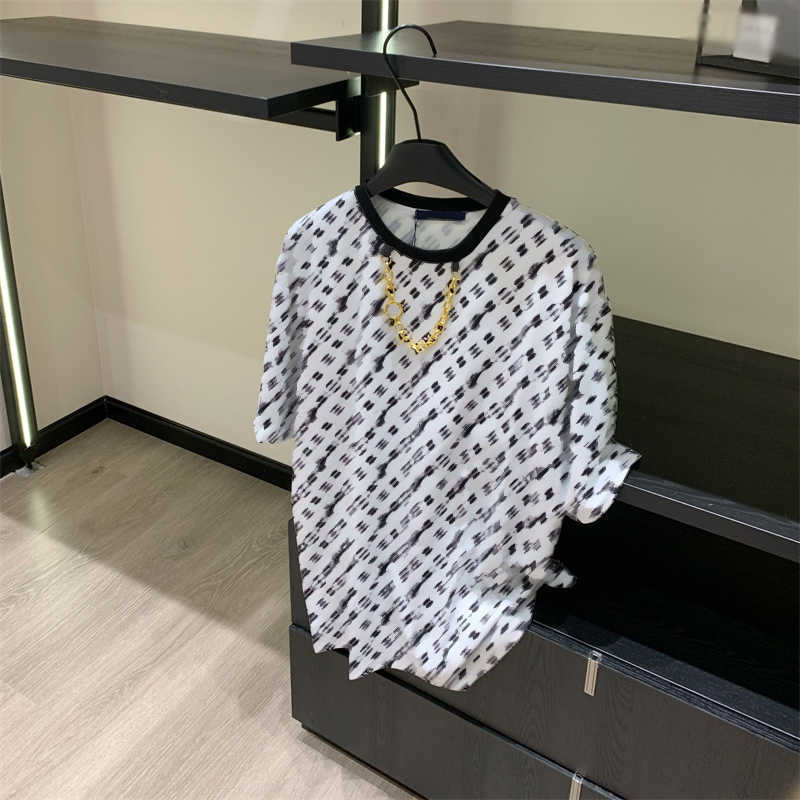 t shirt designer clothes women Fashion Metallic chain Round neck Short sleeves shirts Classic Summer T-shirt tshirt Womens Clothing Feb 22
