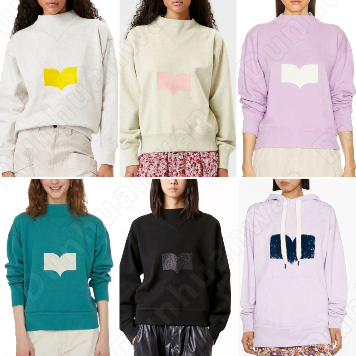 Designer Womens Hoodies Isabel Pullover Sweat-shirt Lettre décontractée à sweat rond à sweat à sweat polyvalent en vrac Pull chaud à la mode Hood