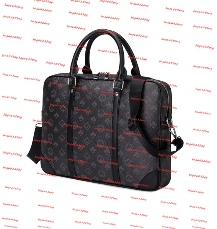 2024 Nouveau créateur sac à main de mode Business Men Bag 14 ordinateur portable Protable Multifonction Work Office Femmes Messenger Sacs Messeng