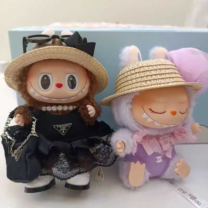 Doll Apparel 17cm doll luxury clothing custom fashion printed hat gorgeous dress accessories no doll cute clothing Y241226HUNF-image-1039461901