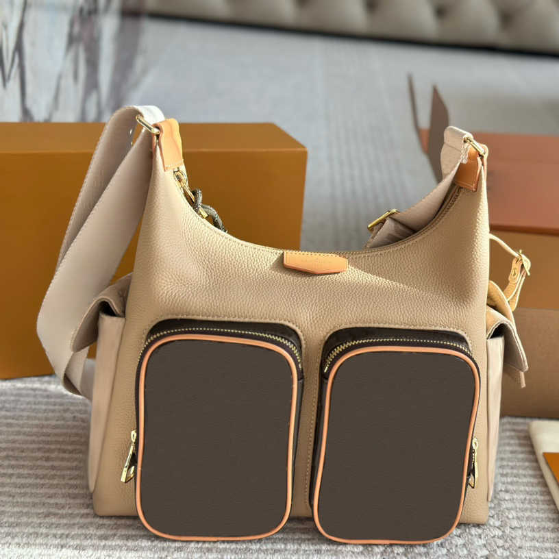 top quality Womens mens Designer tote Fashion Leather purse Luxury hand Hobo cargo Shoulder Clutch Crossbody Brown flowers vintage Bags 241215