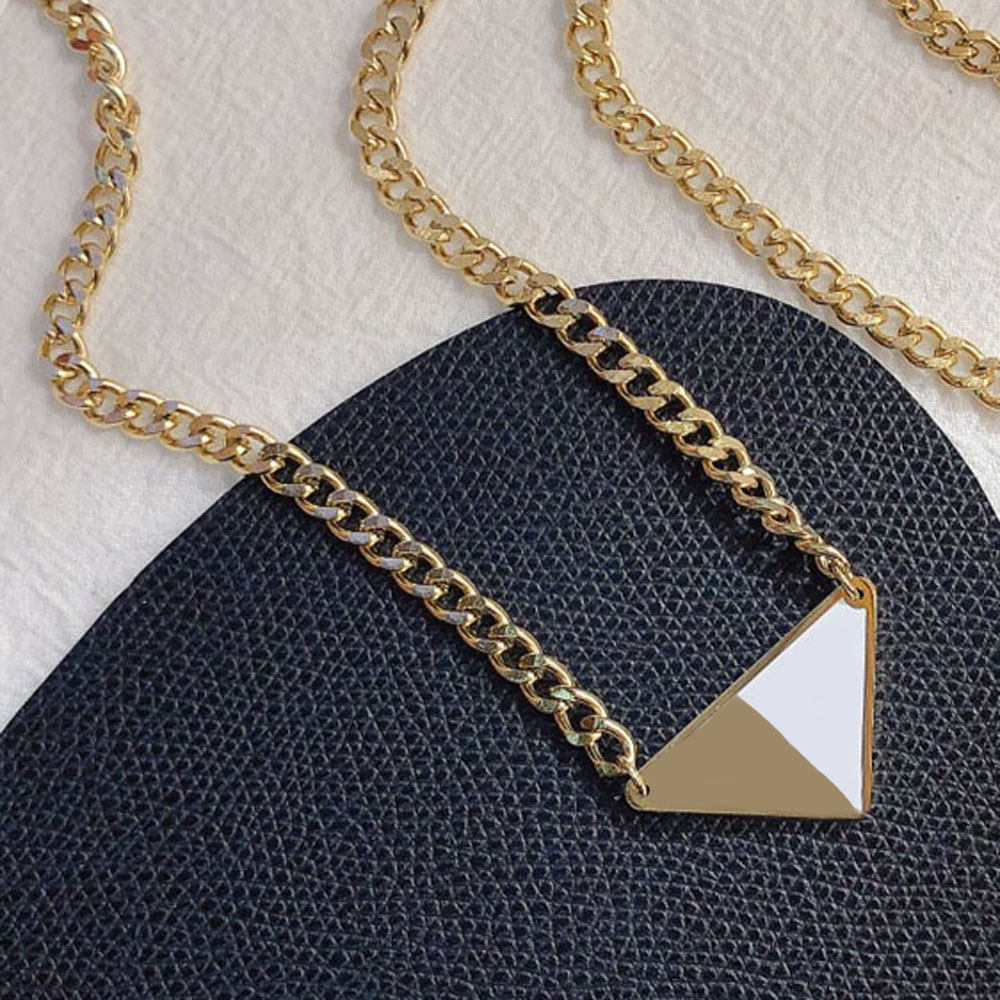 Gold Silver Plated Letter Pendant Necklaces Chain Geometric Famous Necklace Wedding Party Jewelry Fashion Accessories Birthday Present Gifts