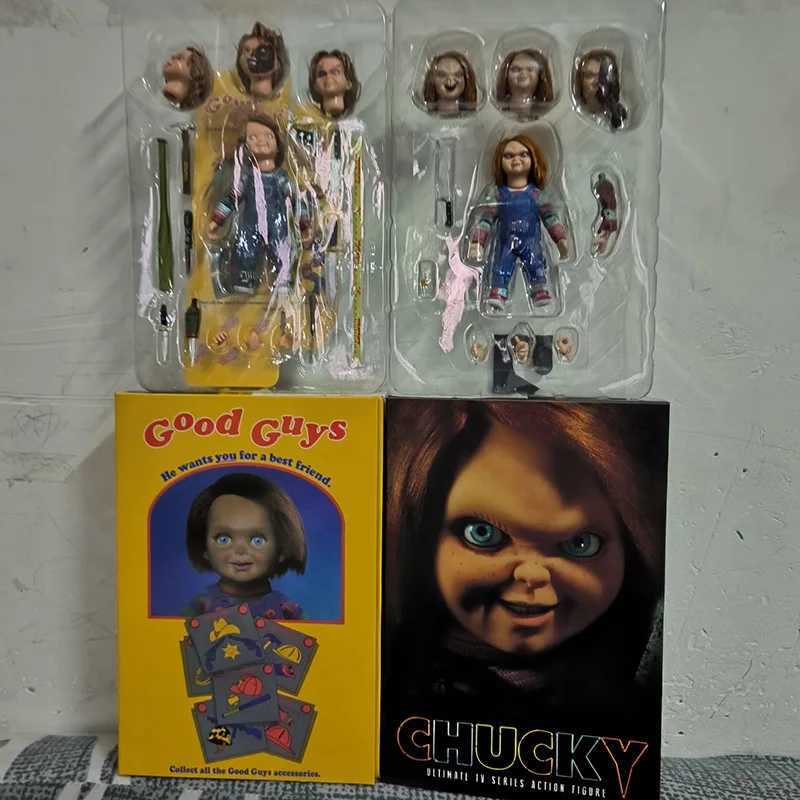 NECA Good Guys Ultimate Chucky Doll Childrens Game PVC Action Character Model Toy Birthday Gift W241226-image-1039488305