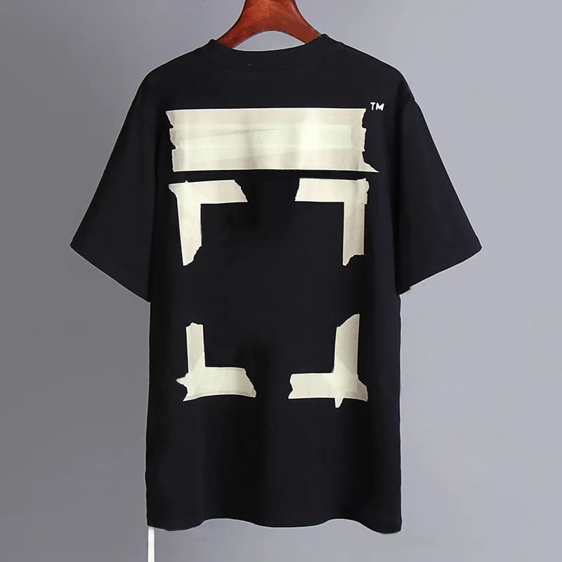 Off White Shirt Designer Summer Luxury Men Women T Shirts Clothing Loose Top Man Casual Street Off Graffiti Sweatshirt Arrow Pattern Short Sleeve Of
