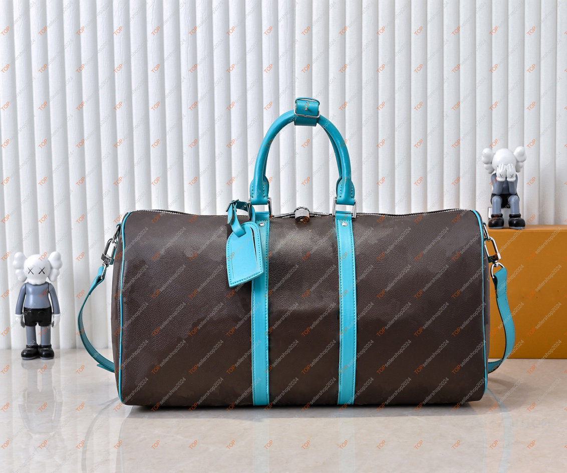 Designer Men&#039;s Bag Colormania Series Luxury Men&#039;s Keepall 50 Travel Bag Duffel Bags High Quality Color Handheld Top Handle Men&#039;s S-image-1039557722