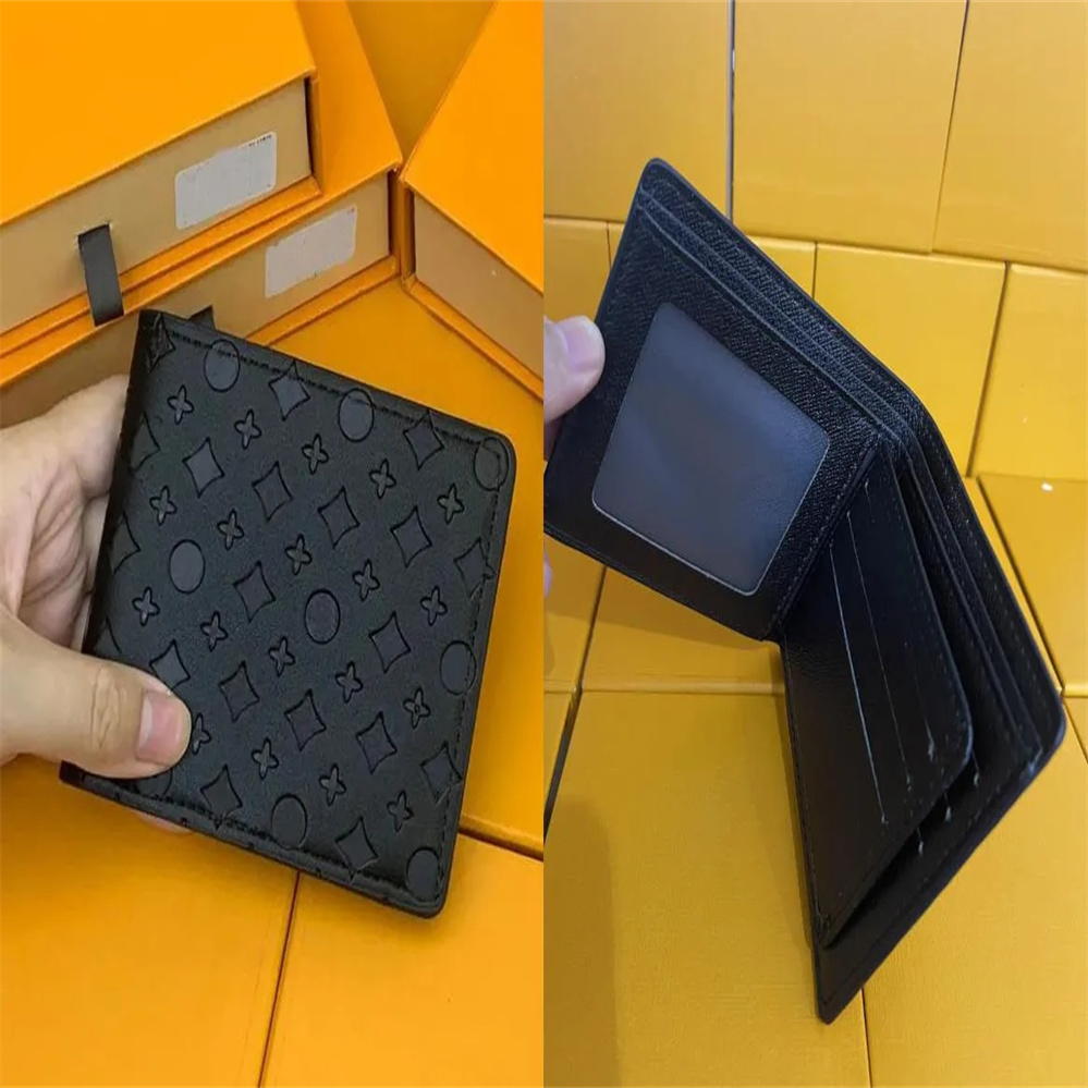 High quality Designers Luxury Genuine Leather Wallets cardholder France Paris plaid style luxurys mens designers women wallet Purse with M60223