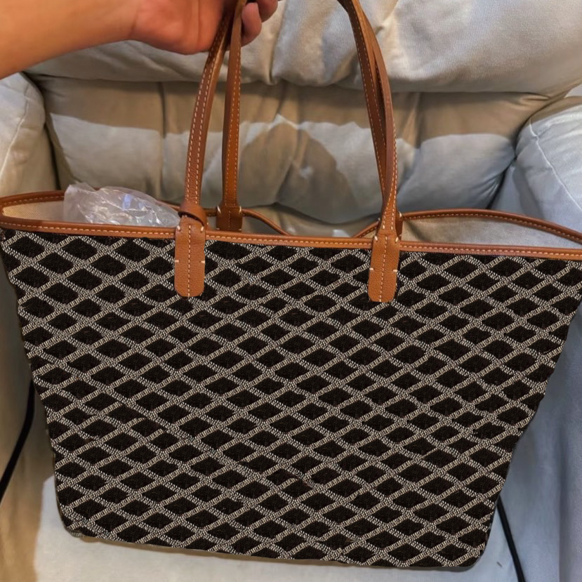 MM GM Designer Tote Sac Black Designer Sac en cuir Luxury Sac à main Femme Designers Sac de plage Purse Mini Grands sacs fourre-tout