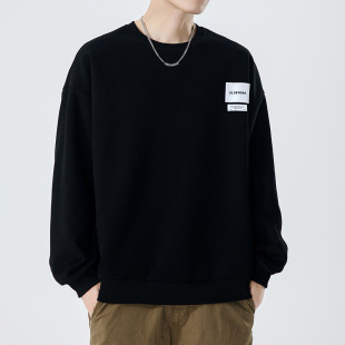 98 Turtleneck Sweatshirt for Men Autumn and Winter Thickened Loose Trendy Solid