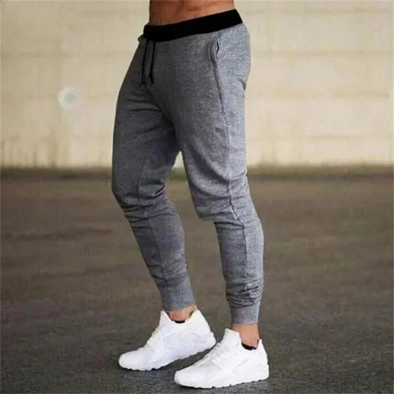 2024 Mens High Quality Sweatpants Joggers Fitness Exercise Pants Spring Autumn Fashion Running Casual Track Men 241224Z