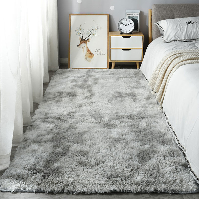 Carpet Bedroom Full Scandinavian Living Room Coffee Table Bedside Teenage Girl Room Under The Bed Plush Net Red Blanket Floor Mat-image-1039919832