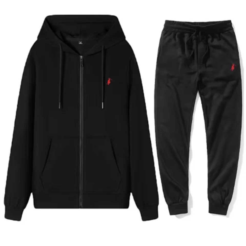 Men's Hoodies Sweatshirts 2024 new mens and womens embroidered cotton wool plus size sports hoodie two-piece set suitable for autumn casual wea