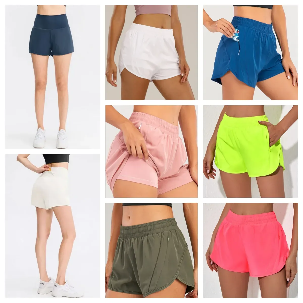 Yoga shorts Pant Women Running shorts black sexy Fitness Golf Skirt Yoga align leggings Women Shorts trousers Sports Ttrousers Back Wais tight yo-image-998069472