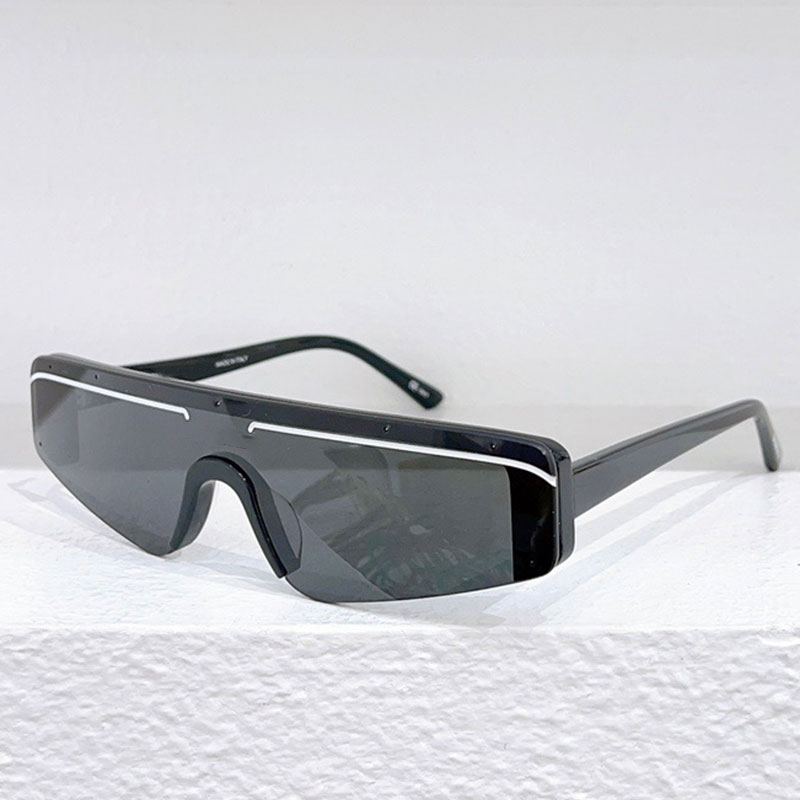 Italian designer rectangular sports Wind sunglasses B0003 Ladies Cat eye mask shape sunglasses 100% UVA/UVB protection logo engraved enameled top-image-998125593