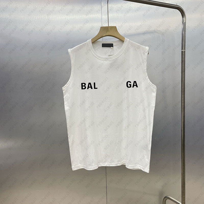 Mens pure cotton vest womens Sports vests summer pure cotton singlet luxury brand loose basketball clothes fitness man sleeveless t-shirt CSD2407