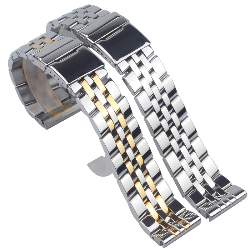 Bands de montre de créateurs 20 mm 22 mm 24 mm pour les hommes accessoires de montre de bracelet en acier inoxydable pour B Watch