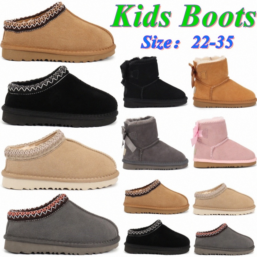 kids slippers toddler baby Australia boots booties mini girls shoe Children baby kid youth designer Snow Classic boot-image-935915402
