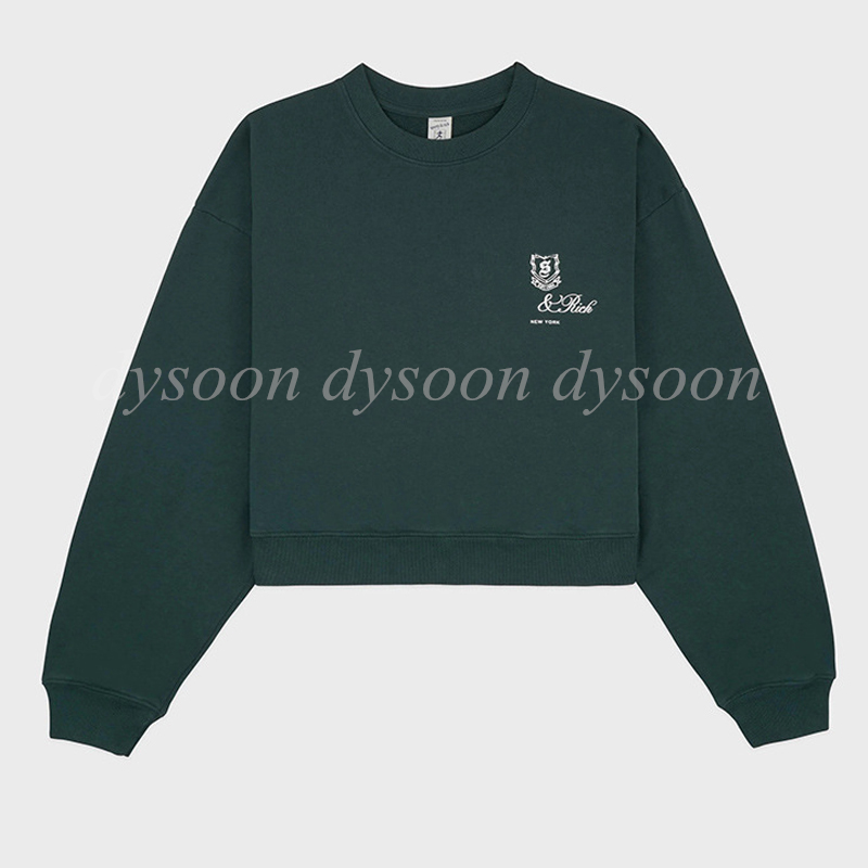 Women Sweatshirt Round Neck Sports Shirt Front Back Letter Size SML With Dust Bag 26072-image-997942445