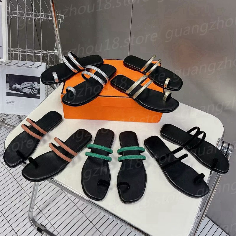 10A Premium Designer Slippers for Women Summer Fashion Beach Flip Flops for Holiday Outdoor Beach Shoes 27847-image-998497982