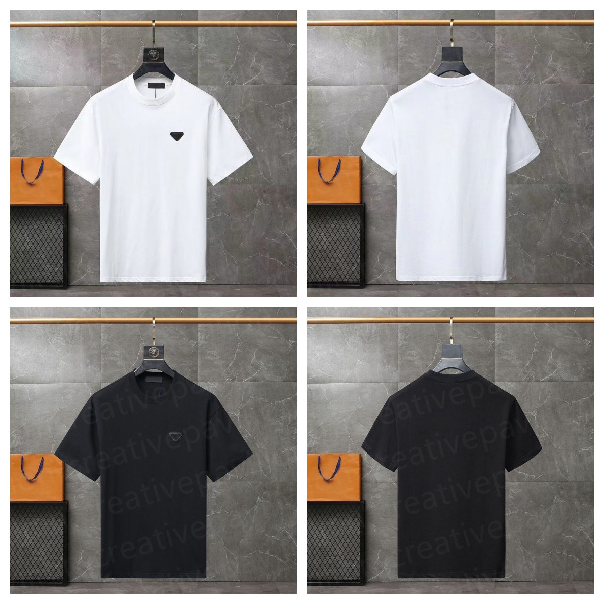 Summer Mens Designer T-shirt Homme Mens Tshirt Tops Letter Imprimé à manches à manches à manches à manches à manches courtes