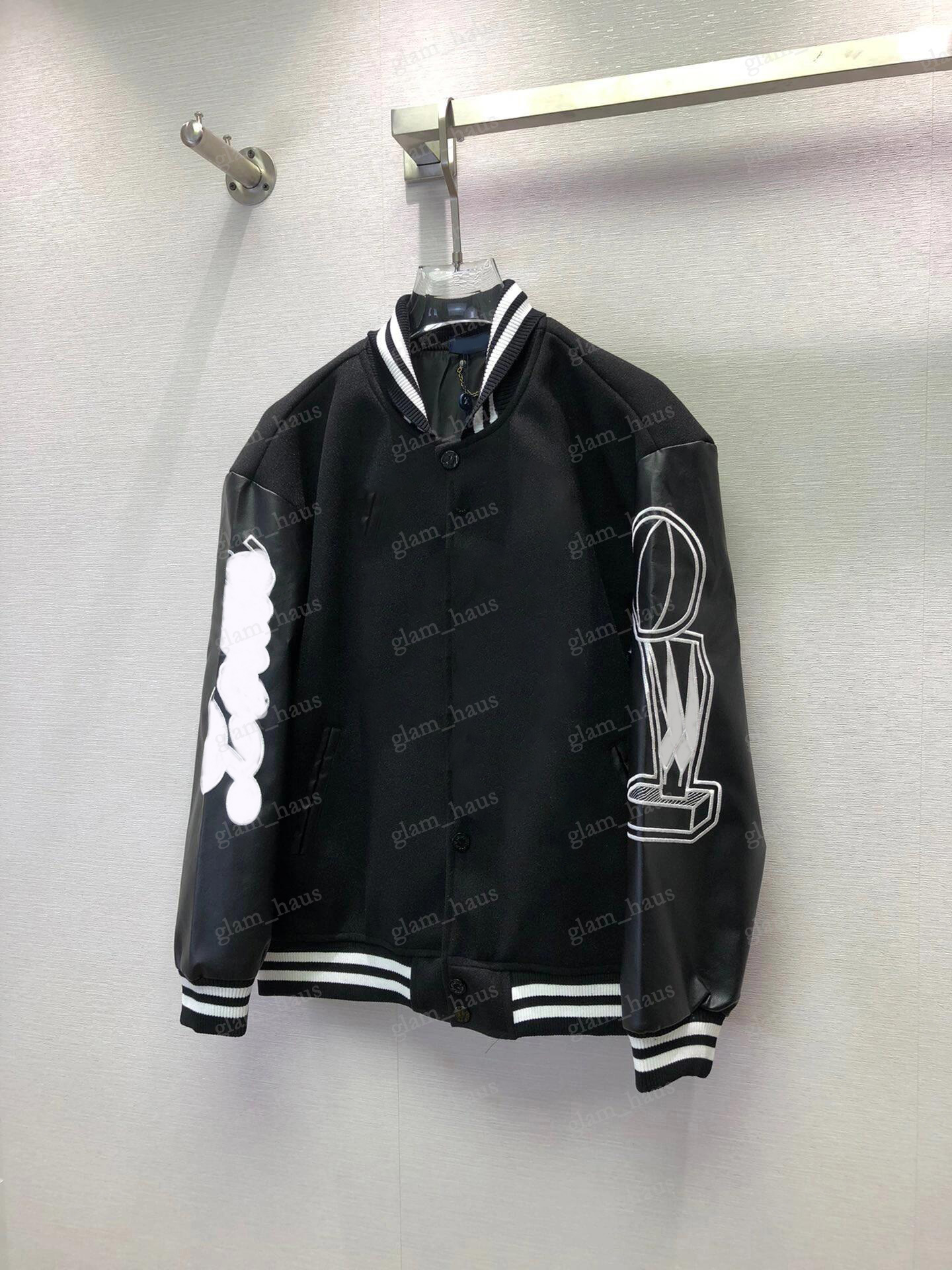 New Fashion Baseball Coat Uniform Fashion Jacket Single Breasted Warm Jackets Couples Women Men Varsity Coats Men&#039;S Designer Clothing Top y2-image-998498890