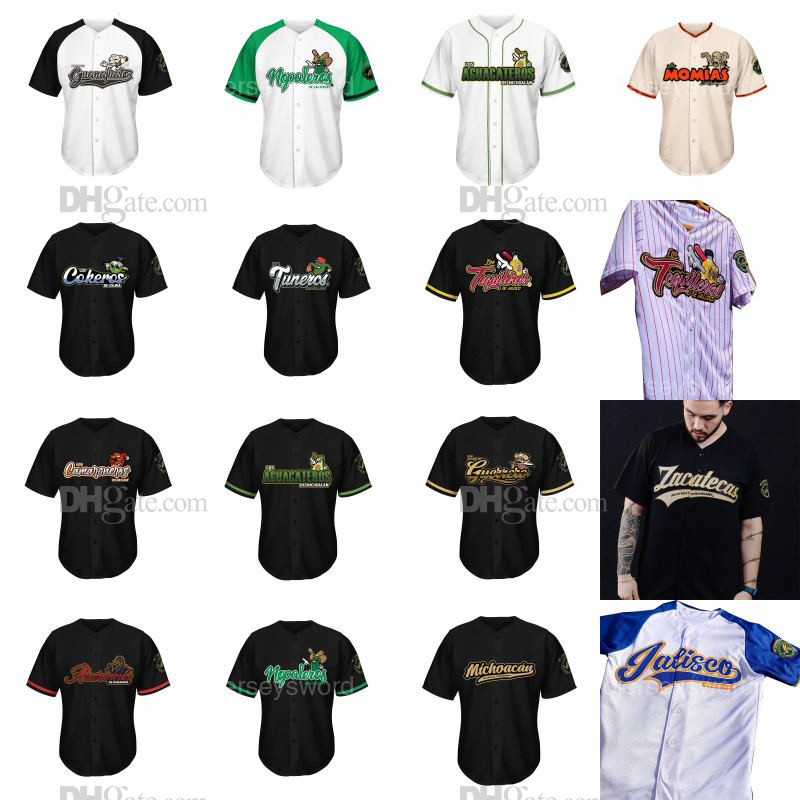 2024 Mexican States Jerseys Mi Orgullo Logo Custom Baseball Jerseys Mens Womens Youth