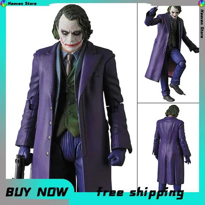 Action Toy Figures Suicide Squad Batman Dark Knight Maex051 Gotham Joker Heath Ledger Action Character Hand Model Home Decoration Birthday Gift S-image-998579892
