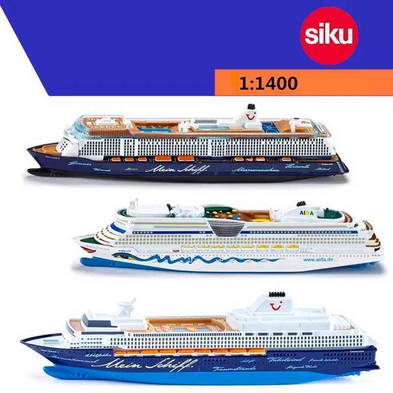 Diecast Model Cars Siku 1720 1723 1724 1726 Toy Diecast Metal Model 1 1400 Scale AIDA Mein Schiff 3 Luxury Cruise Civilian Ship Collection Gift K-image-998570003