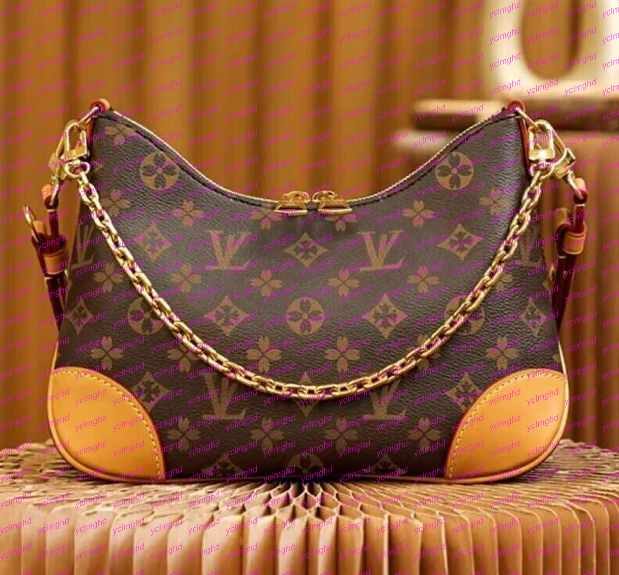 Designer Bags Women Shoulder Chain Bag Leather Shoulder Shoulder Bags Boulogne Handbag Crossbody Bag Tote Bag Large Trend Fashion With Dustbag-image-998422474