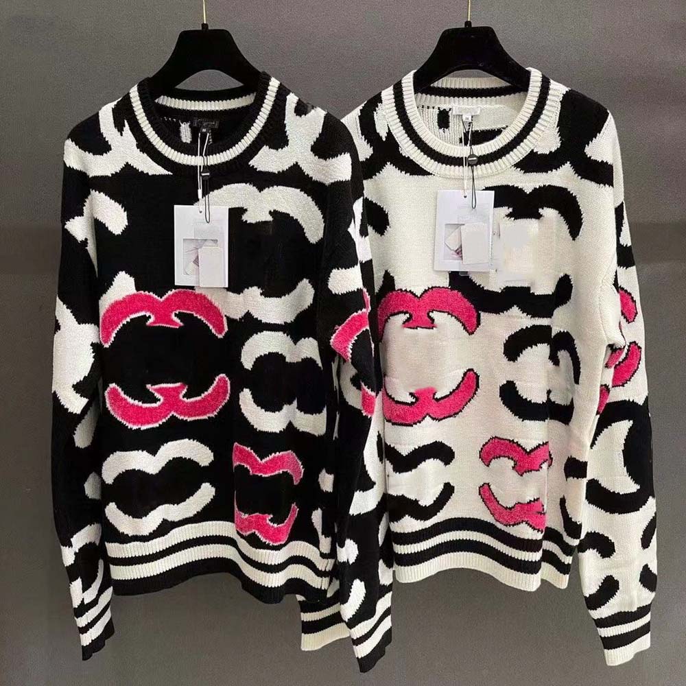 Womens Mens Neck Striped Fashion Long Sleeve Women Letter Embroidery High End Jacquard Cardigan knitting Sweaters Coats Size S-XL