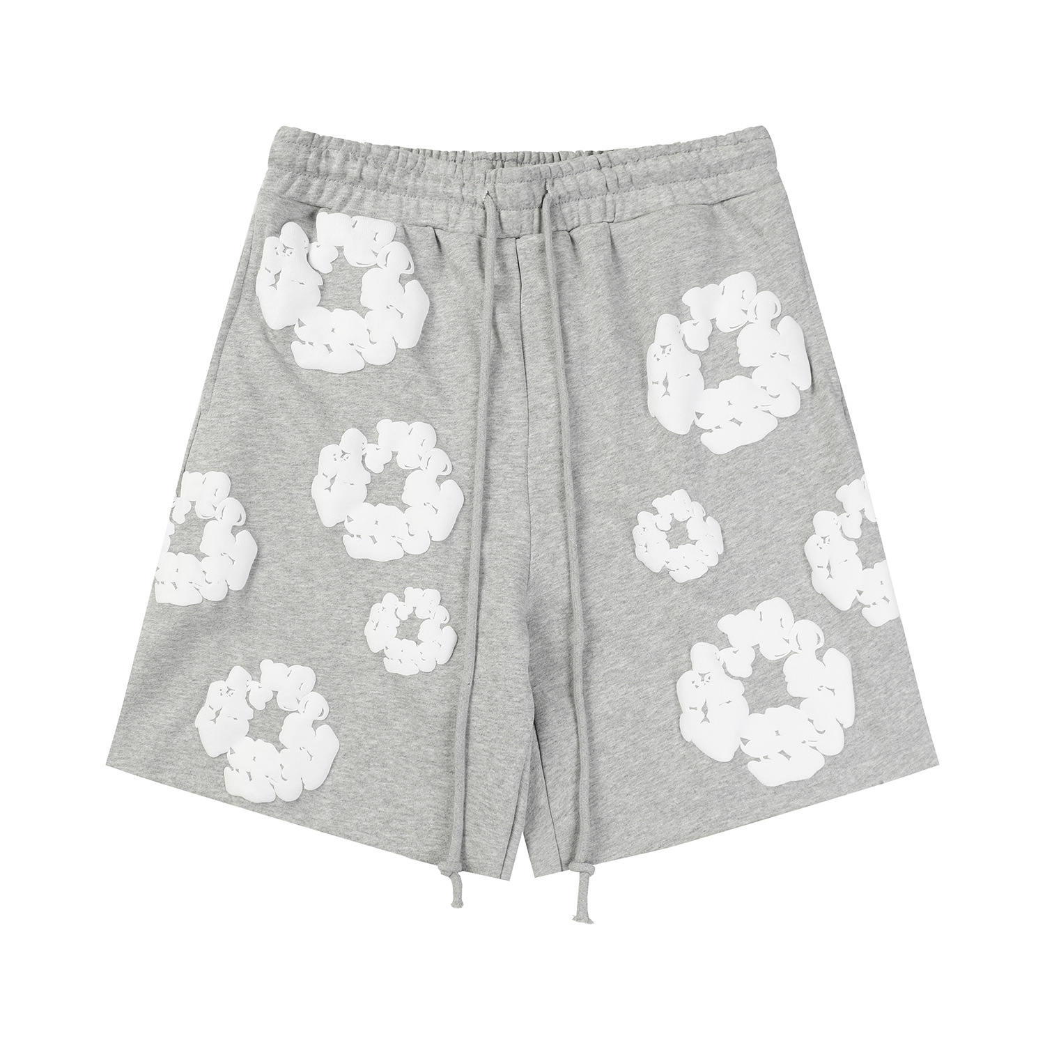 Summer New Men&#039;s Shorts Kapok Printed Casual Shorts Women Fashion Style-image-999268231