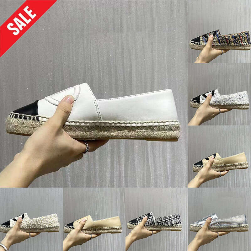 Designer Sandals Espadrilles Casual Walk Loafers For Womens Female Summer Shoes Sandles Canvas Leather Flat Heels Slides Slippers Fisherman sanda-image-999627752