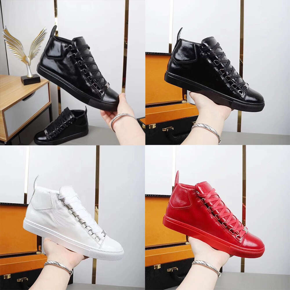 High Top Sneakers Designer Shoes Men Calfskin Outdoor Sneakers Daily Comfort Trendy With Box 610-image-999559313