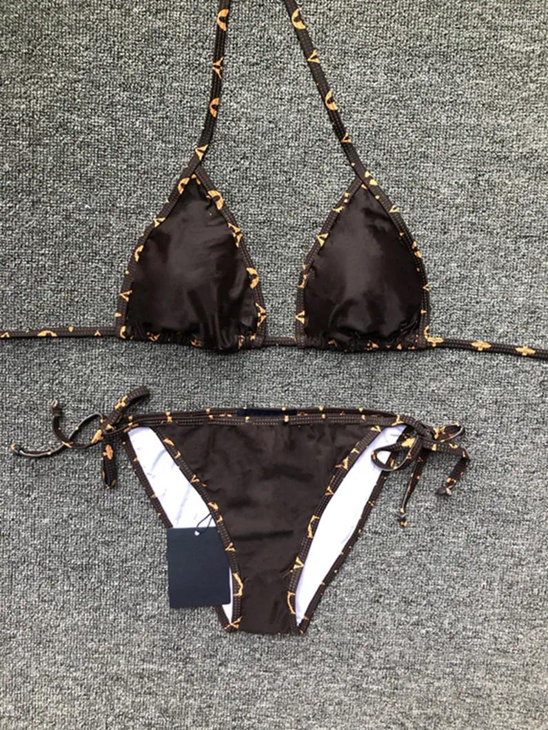 Bikinis pour femmes de maillot de bain pour femmes set bur sexy stempe claire forme de maillot de bain designers dames combinaison de bain de la