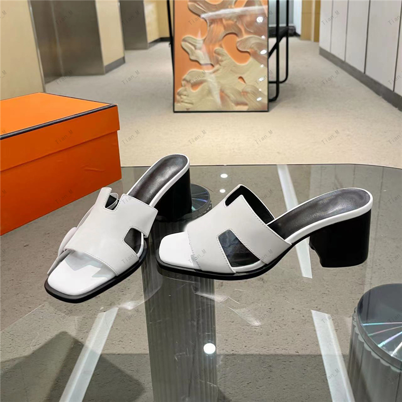 NEWEST Summer Slides New TOP Quality Slippers suede Designer Women chunky Heels Hot Seller Flip Flops Sandals Woman real Leather Beach Casual Sho-image-999722474