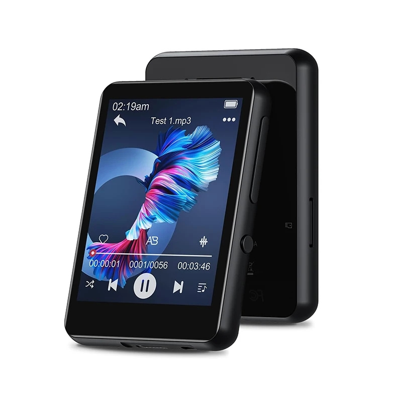 2026 New 2 4'' Touch Screen Mp3 Player With BT 5 0 Mp4 Built In HD Speaker FM Radio And Voice outdoor Recording E Book Walkman Recorder Su
