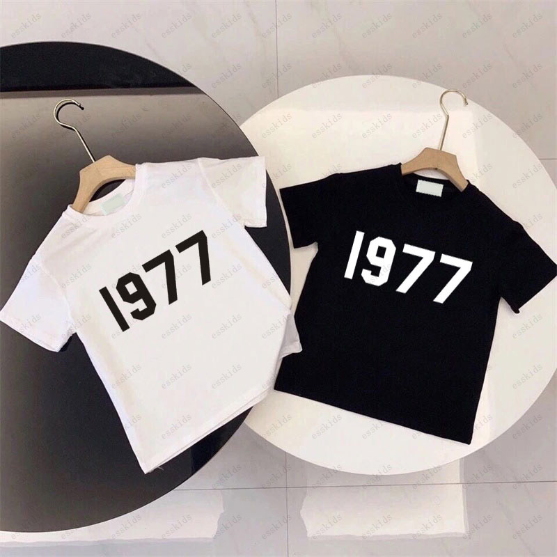 Kid Summer T-shirts Kids Designer Clothes 100 Cotton E Letters Print Children Luxury Shirts Girls Boys T Shirts Baby Shild Tops Clothing Tees CXD240