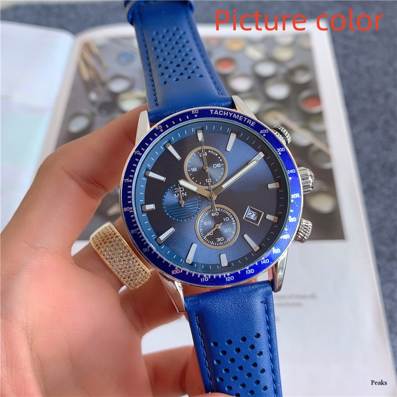Bos Wrist Watches for men 2024 mens Watches All dials work Quartz Watch High Quality Top Luxury Brand Chronograph Clock Fashion leather Strap Mon