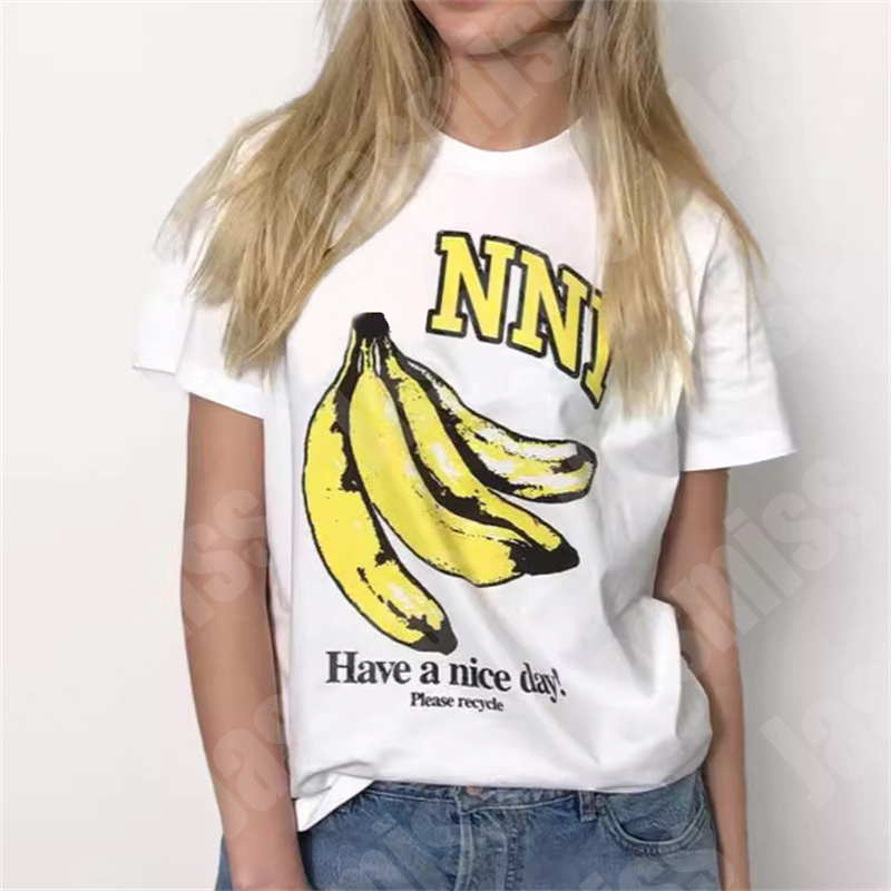 High Street Designer Womens Tshirt Round Neck Smile Rainbow T Shirt For Man Summer Lovers Teeshirts Fruit T-shirt Top T Shirts
