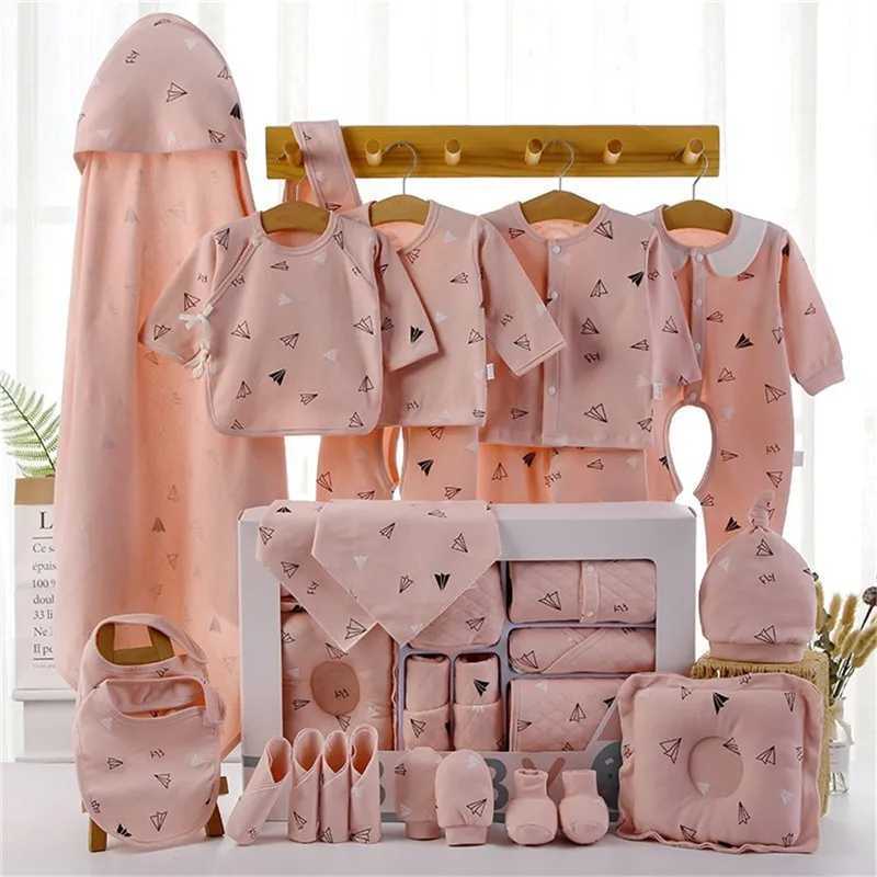 Ensembles de cadeaux 18/22 morceaux de vêtements nouveau-nés cadeaux de bébé pur coton bébé ensemble 0 à 6 mois