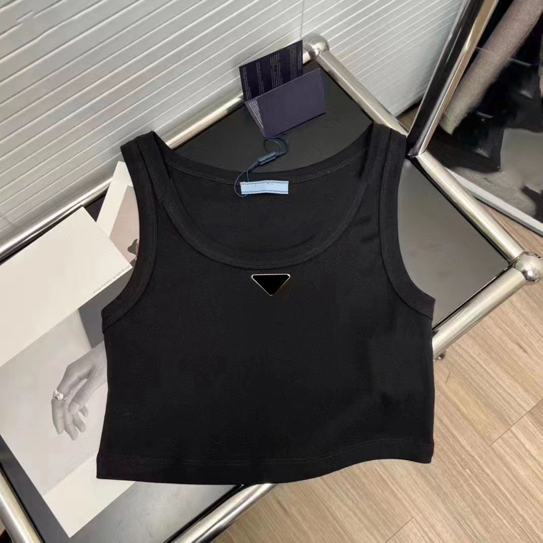 Womens T Shirts Sleeveless Woman Vests Summer Tanks Camis Tees Vest Short Shirt Ice Silk Tops-image-760752640